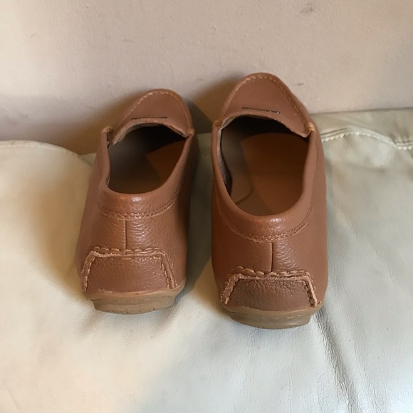SOLD Coach Leather Brown Loafers Mary Lock up - Picture 2 of 6